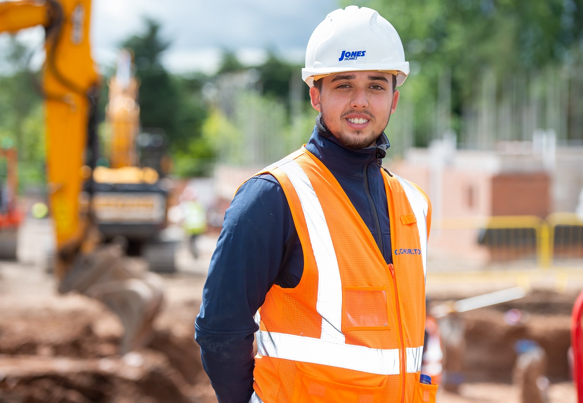 Former apprentice joiner aiming to carve out career as site manager