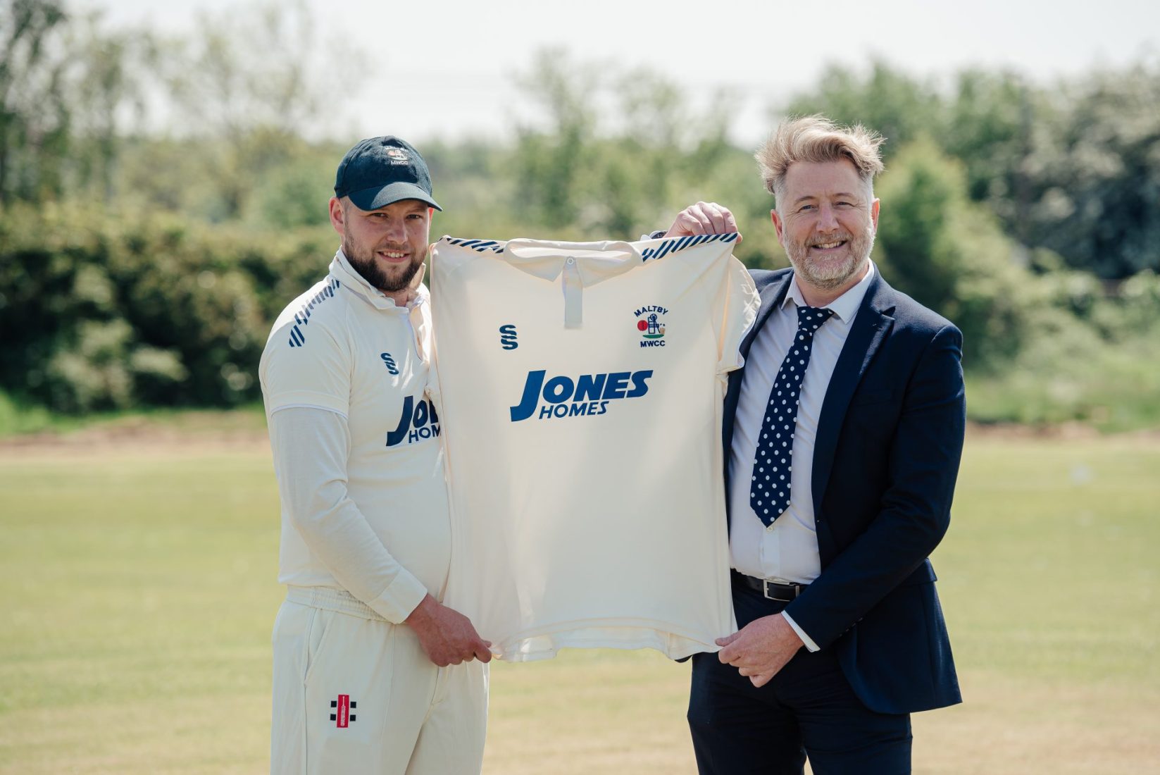 Jones Homes supports cricket in Maltby with shirt sponsorship